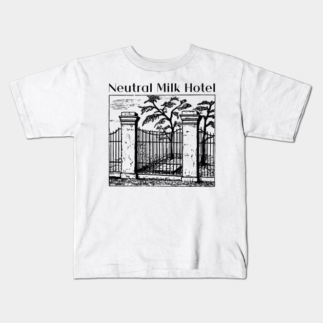 Neutral Milk Hotel - Fanmade Kids T-Shirt by fuzzdevil